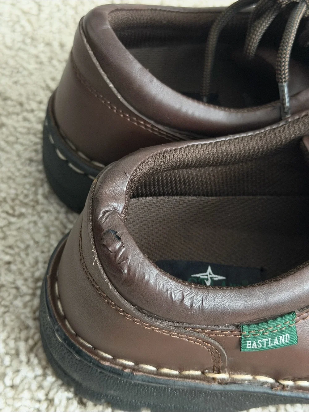 Eastland Plainview Brown Leather Oxford Shoes Men’s Size 6.5